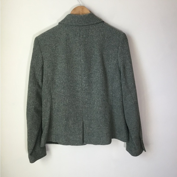 LL Bean Wool Herringbone Blazer - Picture 6 of 6